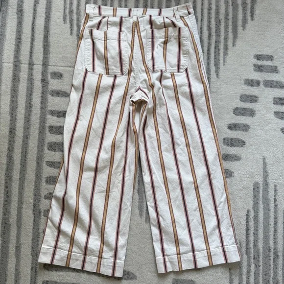Cropped Striped Madewell Jeans - Picture 5 of 8